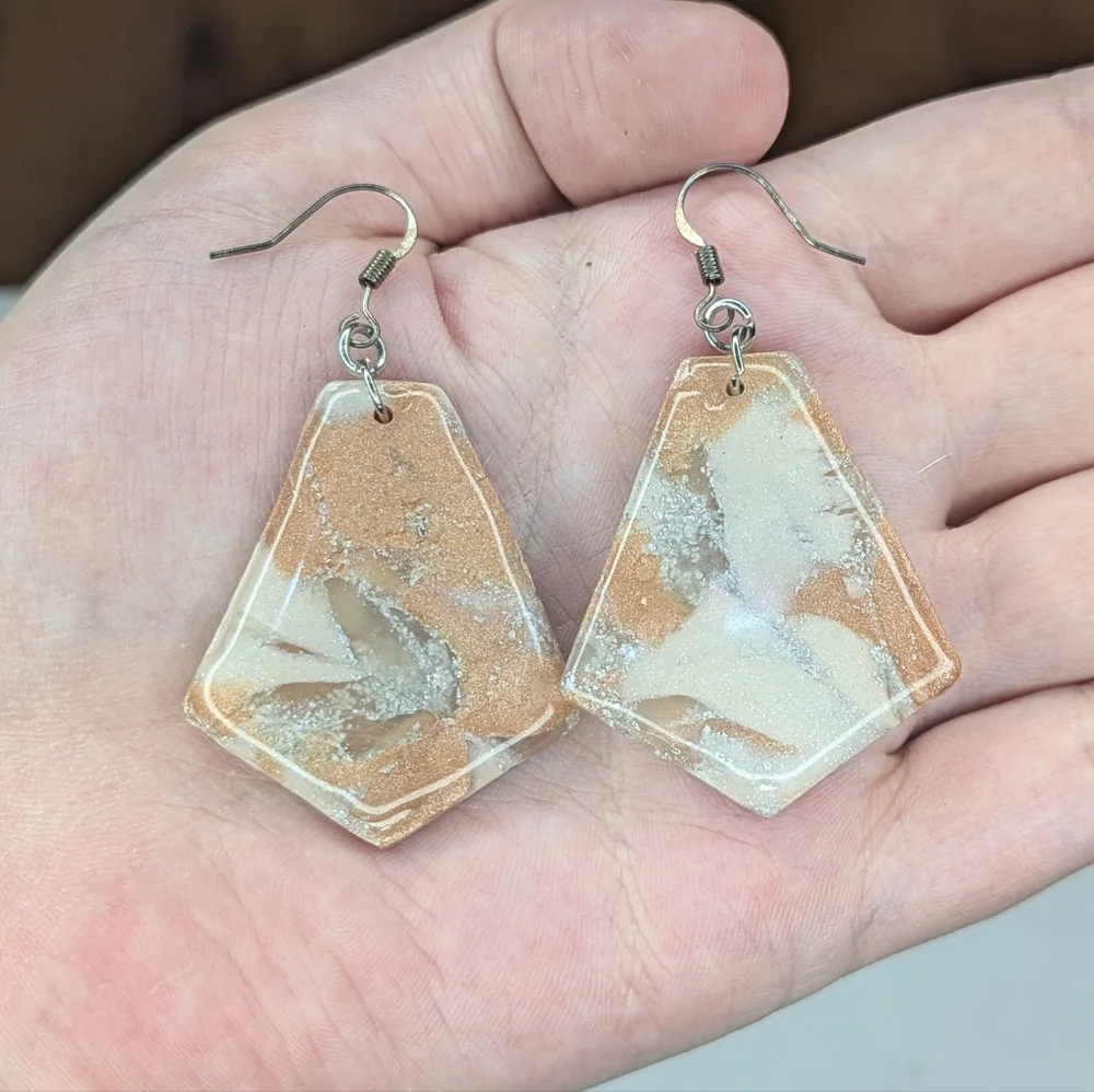 Shiny Handmade Earrings